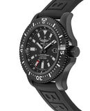 Breitling Superocean 44mm Special Volcano Black Dial Black Rubber Strap Watch for Men - M17393131B1S1