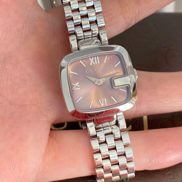 Gucci G-Gucci Steel Brown Dial Womens Watch YA125410 Amazon.co.jp: GUCCI OROLOGIO G-GUCCI MEDIUM LADIES BROWN  main image 4