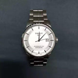 Tissot Luxury Powermatic 80 Silver Dial Silver Steel Strap Jam Tangan Untuk Pria - T086.408.11.031.00
