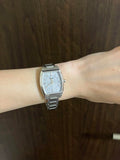 Fossil Wallace Designer Silver Dial Silver Steel Strap Watch for Women - ES3057