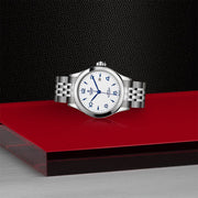 Tudor 1926 Automatic White Dial Silver Steel Strap Watch for Men - M91650-0005