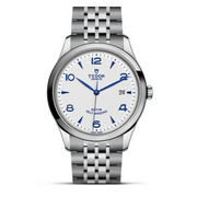 Tudor 1926 Automatic White Dial Silver Steel Strap Watch for Men - M91650-0005