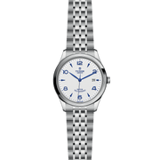 Tudor 1926 Automatic White Dial Silver Steel Strap Watch for Men - M91650-0005