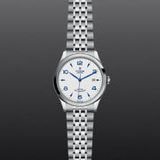 Tudor 1926 Automatic White Dial Silver Steel Strap Watch for Men - M91650-0005