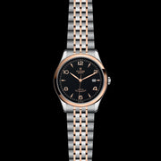 Tudor 1926 Automatic Black Dial Two Tone Steel Strap Watch for Men - M91651-0003