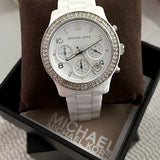 Michael Kors Runway White Dial White Steel Strap Watch for Women - MK5188