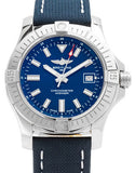 Breitling Avenger Automatic 43 Blue Dial Blue Nylon Strap Watch for Men - A17318101C1X1