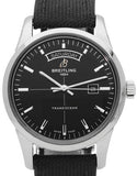 Breitling Transocean Day & Date 43mm Black Dial Black Nylon Strap Mens Watch - A4531012/BB69/109W/A20  BA.1