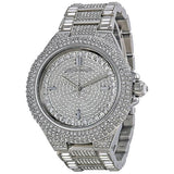 Michael Kors Camille Crystal Pave Dial Silver Steel Strap Watch for Women - MK5869