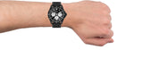 Guess Odyssey Quartz Black Dial Black Silicone Strap Watch For Men - W1108G3