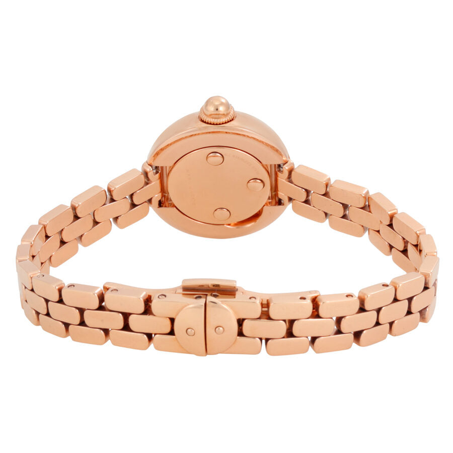 Marc Jacobs Courtney White Dial Rose Gold Steel Strap Watch for Women