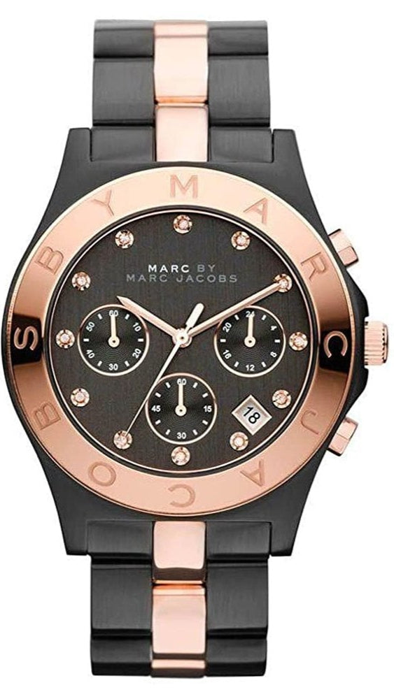 Marc Jacobs watch - gray & rose gold Vintage Marc Jacobs Rose Gold Watch, Beige Leather Band  main image 4