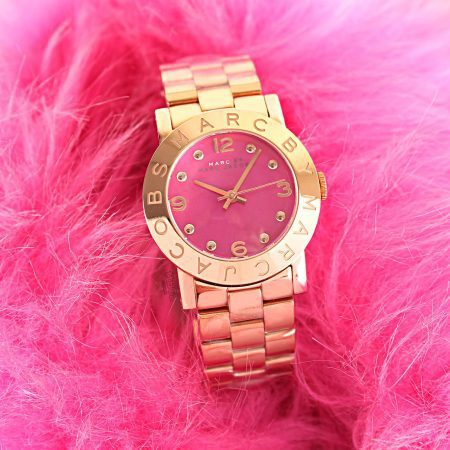 Marc Jacob Watch Pink Marc By Marc Jacobs Henry Dinky Watch In