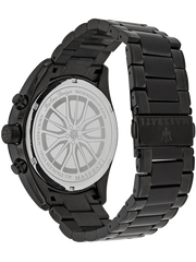 Maserati SFIDA Chronograph Black Dial Black Steel Strap Watch For Men - R8873640011