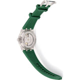 Maurice Lacroix Aikon Chronograph Green Dial Green Rubber Strap Watch for Men  - AI1018-SS000-630-5