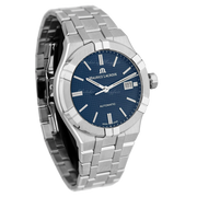 Maurice Lacroix Aikon Automatic Blue Dial Silver Steel Strap Watch For Men - AI6008-SS002-430-1