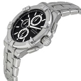 Maurice Lacroix Aikon Chronograph Black Dial Silver Steel Strap Watch for Men - AI1018-SS002-330-1