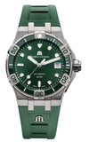 Maurice Lacroix Aikon Venturer Green Dial Green Rubber Strap Watch for Men - AI6057-SSL50-630-5