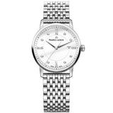 Maurice Lacroix Eliros Date White Dial Silver Steel Strap Watch for Women - EL1094-SS002-150-1