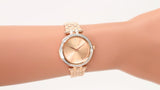 Michael Kors Darci Rose Gold Dial Rose Gold Stainless Steel Strap Watch for Women - MK3366