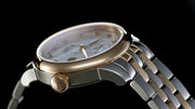 Tissot T Classic Le Locle Automatic Silver Dial Two Tone Steel Strap Watch For Women - T006.207.22.038.00