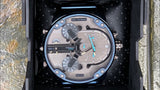 Diesel Daddy 2.0 Chronograph Quartz Grey Dial Blue Steel Strap Watch For Men - DZ7414
