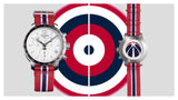 Tissot Quickster Chronograph NBA Chicago Bulls Jam Tangan Tali NATO Merah Dial Putih Untuk Pria - T095.417.17.037.04