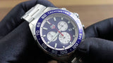 Tag Heuer Formula 1 Jam Tangan Tali Baja Perak Dial Biru untuk Pria - CAZ1018BA0842