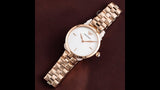 Emporio Armani Arianna Analog Mother of Pearl Dial Rose Gold Steel Strap Watch For Women - AR11196