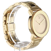 Movado Bold Yellow Gold Dial Yellow Gold Steel Strap Watch For Women - 3600085