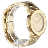 Movado Bold Yellow Gold Dial Yellow Gold Steel Strap Watch For Women - 3600085