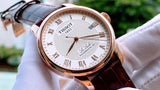 Tissot Le Locle Powermatic 80 Silver Dial Brown Leather Strap Jam Tangan Untuk Pria - T006.407.36.033.00