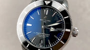Breitling Superocean Heritage B20 Automatic 44 Black Dial Black Mesh Bracelet Watch for Men - AB2030121B1S1