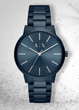 Armani Exchange Cayde Analog Blue Dial Blue Steel Strap Watch For Men - AX2702