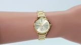 Michael Kors Portia Quartz Gold Dial Gold Steel Strap Watch For Women - MK3838