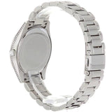 Michael Kors Lauryn Analog Crystals Silver Dial Silver Steel Strap Watch For Women - MK3717