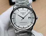 Tissot Luxury Powermatic 80 Silver Dial Silver Steel Strap Jam Tangan Untuk Pria - T086.407.11.031.00