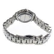 Marc Jacobs Tether Transparent Silver Dial Silver Steel Strap Watch for Women - MBM3416