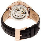 Fossil Townsman Automatic Skeleton Black Dial Black Leather Strap Watch for Men - ME3084