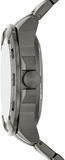 Fossil Bronson Automatic Skeleton Black Dial Grey Steel Strap Watch for Men - ME3218