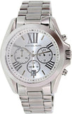 Michael Kors Bradshaw Silver Dial Silver Steel Strap Watch for Men - MK5535