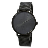 Michael Kors Auden Three-Hand Black Dial Black Mesh Strap Watch for Men - MK7152