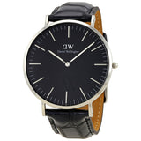 Daniel Wellington Classic Reading Black Dial Black Leather Strap Watch For Men - DW00100135