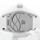 Chanel J12 Ceramic White Dial White Steel Strap Watch for Women - J12 H0968