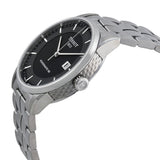 Jam Tangan Pria Tissot Luxury Powermatic 80 Dial Hitam dengan Tali Baja Perak - T086.407.11.051.00