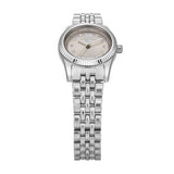 Michael Kors Lexington Three-Hand Silver Dial Silver Steel Strap Watch for Women - MK4843