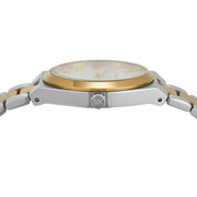 Michael Kors Lennox Three-Hand White Dial Two Tone Steel Strap Watch for Women - MK7464