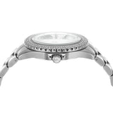 Michael Kors Everest Three hand Silver Dial Silver Steel Strap Watch For Women - MK7403