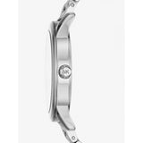 Michael Kors Hartman Quartz Blue Dial Silver Steel Strap Watch For Women - MK3519