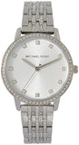 Michael Kors Melissa Quartz Silver Dial Silver Steel Strap Watch for Women - MK4367